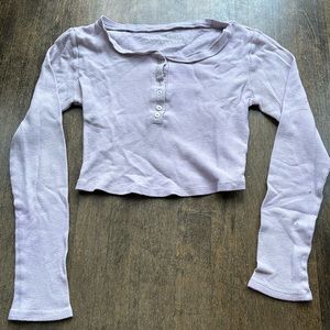 Aeropostale long sleeve lavender top